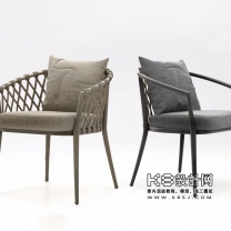 意大利 B&B ITALIA—004室外椅子3d模型B154