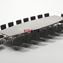 现代风格会议桌单体3D模型-编号2565