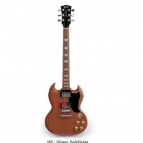 现代风格吉他单体3D模型-编号3485