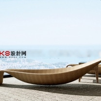 现代躺椅3D模型-编号049