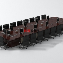现代风格会议桌单体3D模型-编号2569