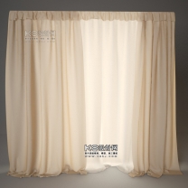 现代风格窗帘模型--编号15625