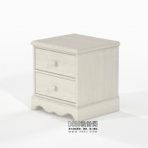 欧式风格床头柜单体模型--编号16356