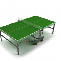 现代风格乒乓球台单体3D模型-编号3719