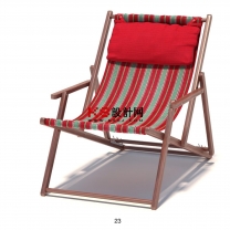东南亚户外椅单体3D模型-编号2540