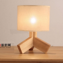 木质中式台灯2 3d模型-编号426