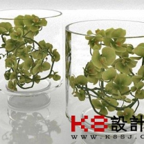 现代风格玻璃花瓶单体3D模型-编号7275