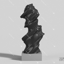 3DMAX模型丨现代风格丨雕塑42