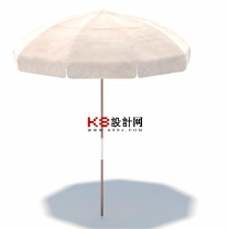 东南亚户外遮阳伞单体3D模型-编号2541
